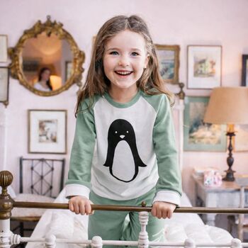 Personalised Penguin Children's Pyjamas, 2 of 6