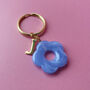Initial Flower Keyring Thank You Gift, thumbnail 6 of 9