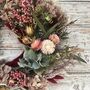 Autumnal Cottage Style Dried Flower Wreath, thumbnail 5 of 7