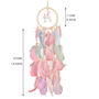 Pink Unicorn Charm Dream Catcher For Girls Room, thumbnail 3 of 7