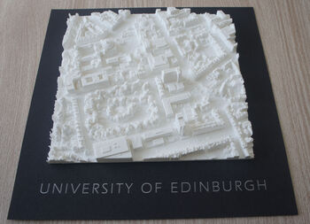 Graduation Gift University Of Edinburgh 3D Printed Map, 2 of 6