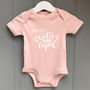 Personalised Cuter Than Cupid Baby Grow, thumbnail 5 of 5