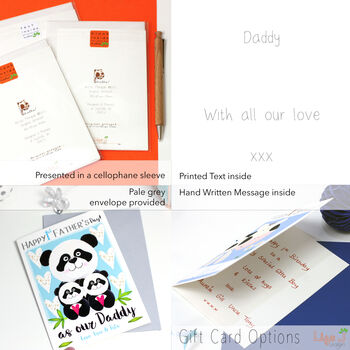 Panda 1st Father's Day Card As Daddy, 10 of 10