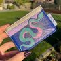 Tattoo Snake Decorated Card Holder, thumbnail 1 of 6