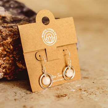 Crystal Hoop And Dangle Earrings – Silver Plated, 5 of 10