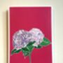 Hydrangea Print On Hot Pink, thumbnail 4 of 5