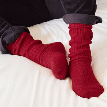 'The Cam' 100% Cashmere House Socks, 3 of 9