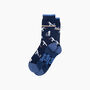 Cricket Players Bamboo Socks In Navy Blue, thumbnail 4 of 4