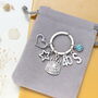 Personalised 40th Birthday Keyring, thumbnail 6 of 9