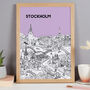 Personalised Stockholm Print, thumbnail 8 of 10