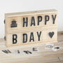 Customisable Sign Wooden Wine Box, thumbnail 1 of 4