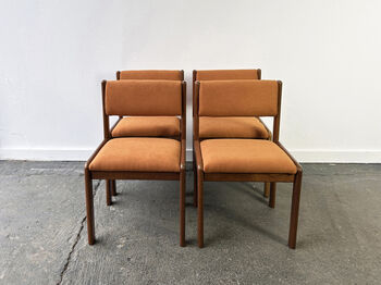 Mid Century Reupholstered Dining Chairs By G Plan, 4 of 12