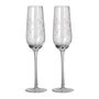 Pair Of Etched Laurel Martini Glasses, thumbnail 3 of 3