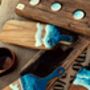 Wood And Resin Art Serving Paddle Gift For Home, Wedding Or Birthday, thumbnail 2 of 4