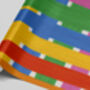 Rainbow Stripe Gift Wrap, thumbnail 4 of 7