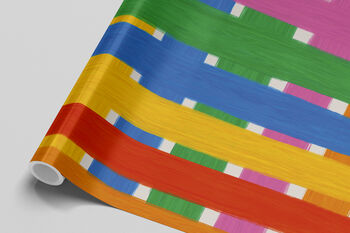 Rainbow Stripe Gift Wrap, 4 of 7