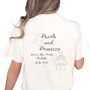 Prosecco And Pearls Personalised Hen Party T Shirt, thumbnail 1 of 4