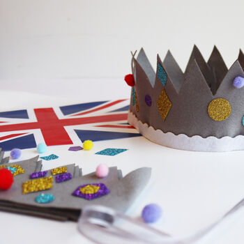 Felt Crown Coronation Craft Kit, 8 of 12