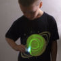Solar Glow In The Dark Interactive Kids T Shirt, thumbnail 4 of 8