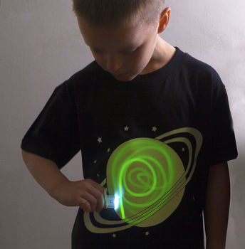Solar Glow In The Dark Interactive Kids T Shirt, 4 of 8