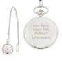 Gifts For Him Personalised Pocket Watch For Men, thumbnail 7 of 7