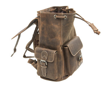 Urban Leather Backpack Rucksack Bag, 8 of 11