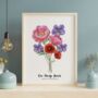Personalised Birth Flower Family Print, thumbnail 9 of 11