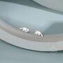 Cute Red Panda Stud Earrings In Sterling Silver, thumbnail 6 of 9