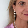 Three Clover Earrings In Rainbow Of Colours, thumbnail 5 of 12
