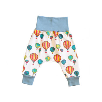 Hot Air Balloons Organic Trousers In Stone, 2 of 2