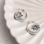Sterling Silver Great Wave Hoops, thumbnail 1 of 5
