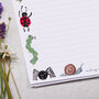 A4 Letter Writing Paper With Bugs And Insects, thumbnail 2 of 4