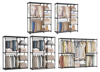 Portable Freestanding Wardrobe Closet Organize, 10 of 10