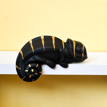 Shelf Chameleon Black And Gold, 7 of 7