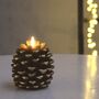 Pinecone LED Candle, thumbnail 1 of 5