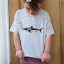 Adult And Children's Shark T Shirt Set, thumbnail 3 of 12