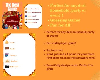 The Desi Game! Desi Card Game, 6 of 9