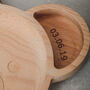 Personalised Wooden Bear Plate Made In Britain, thumbnail 5 of 8