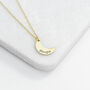 Personalised Crescent Moon Necklace, thumbnail 4 of 12