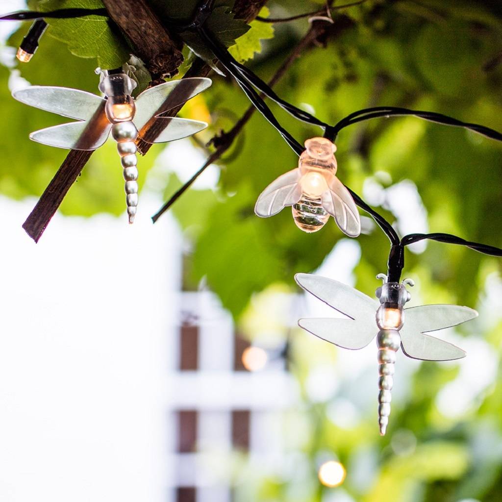 Bee And Dragonfly Solar Fairy Lights, 1 of 2
