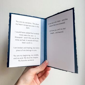 Black And Gold Moon And Stars Vow Books, 5 of 5