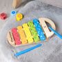 Personalised Rainbow Xylophone Wooden Toy, thumbnail 1 of 4