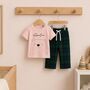 Personalised Father's Day Daddy And Daughter Matching Pyjamas Bear, thumbnail 4 of 5