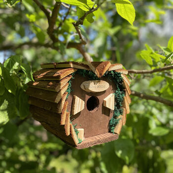 Nest Box, Insect Hotel And Squirrel Feeder Wildlife Set, 9 of 9