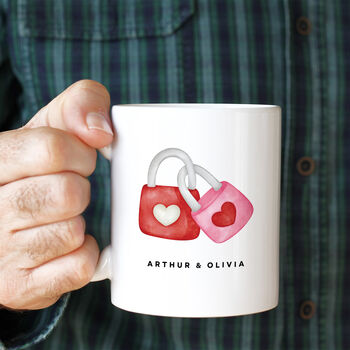 Valentine’s Day Mug Gift With Names, 5 of 8
