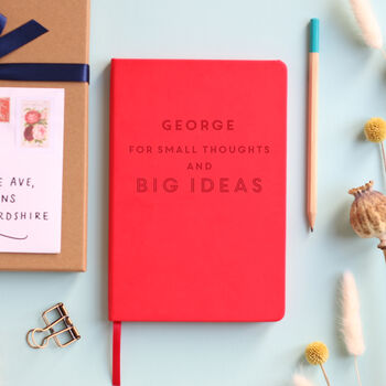 Big Ideas Personalised Luxury Notebook Journal, 4 of 11