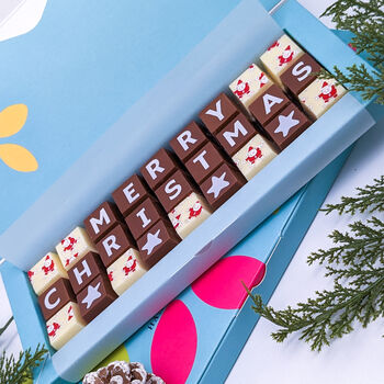 Personalised Merry Christmas Chocolates, 3 of 10