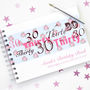 Personalised 30th Birthday Guest Book, thumbnail 3 of 10