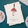 Mushroom Keepsake Valentine's Card, thumbnail 5 of 8