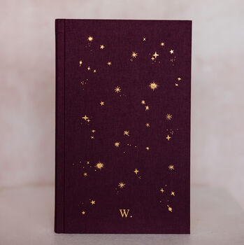 Starry Lined Notebook/ Personalised Notebook/Gift, 5 of 10